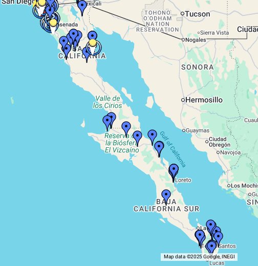 Baja California Map - Google My Maps