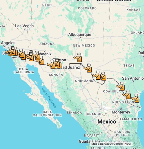 Routes To Avoid Border Patrol Checkpoints Google My Maps