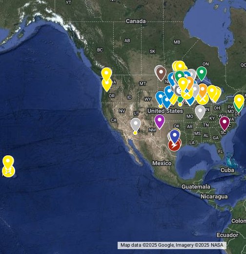 The Official U.S.A Siren Map Google My Maps