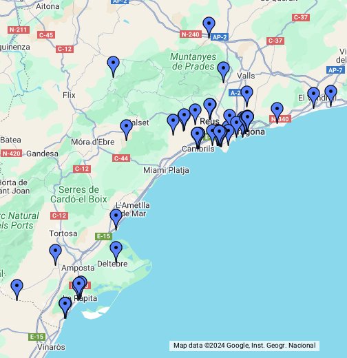 Restaurantes Tarragona - Google My Maps
