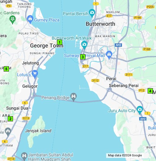 Map Of Alliance Bank Branches In Penang Google My Maps