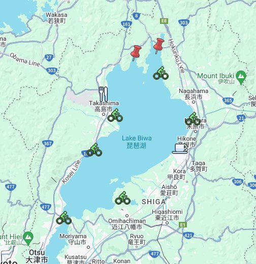 琵琶湖一周 Google マイマップ