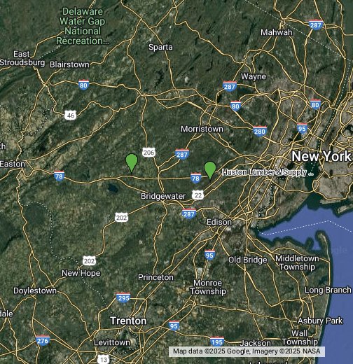 Huston Lumber Google My Maps