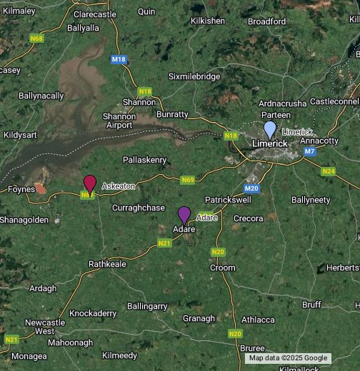 Co Limerick, Ireland Google My Maps