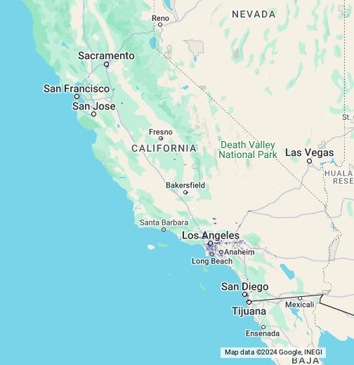California Gang Territories Google My Maps