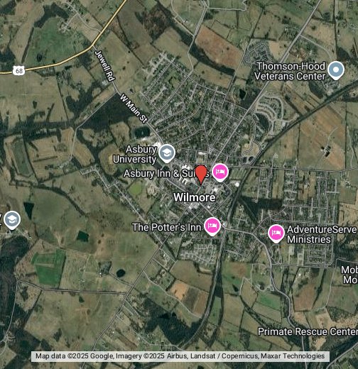 Wilmore, KY Places Google My Maps