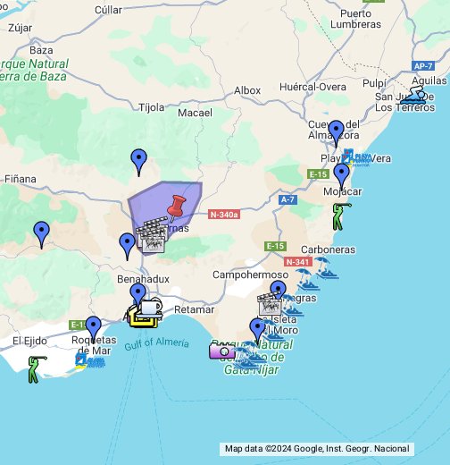 Map Almeria (Spain) - Google My Maps