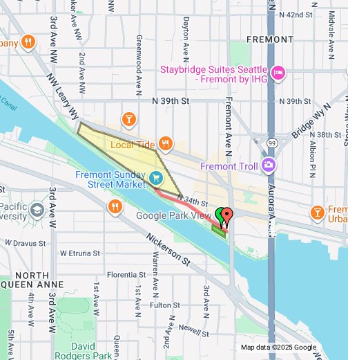 Google's Fremont, WA Offices Google My Maps