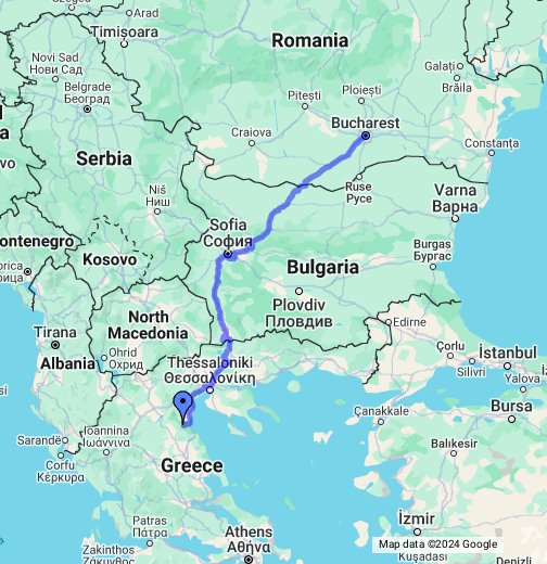 Bucuresti - Muntele Olimp - Google My Maps