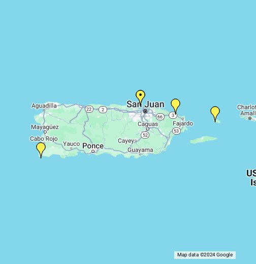 Puerto Rico Google My Maps