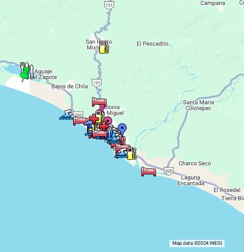 Puerto Escondido, Oaxaca. Mapa turistico - Google My Maps