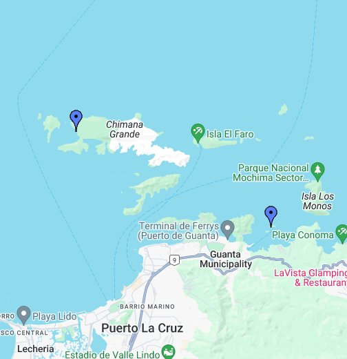 compromiso incluir Illinois Puerto La Cruz ::: Playa Puinare - Google My Maps
