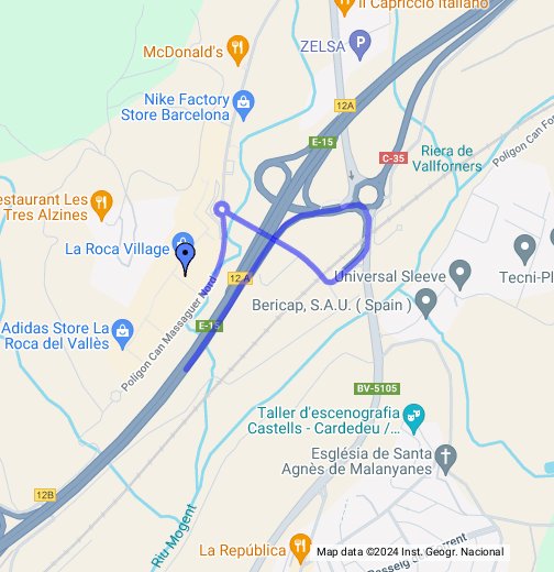 Oficial ritmo paz La Roca Village - Google My Maps
