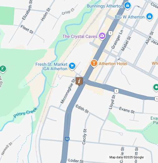 map of Atherton Google My Maps