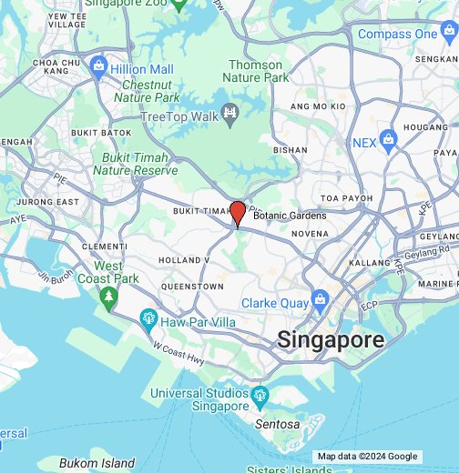 Singapore Botanic Gardens Google My Maps