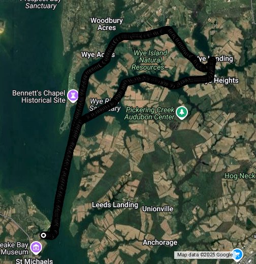 Wye Island Challenge Google My Maps