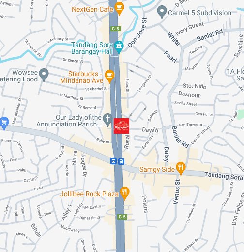 sauyo quezon city map Quezon City Mindanao Avenue Google My Maps sauyo quezon city map
