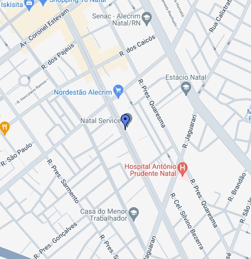 Natal Service - Equipamentos - Google My Maps
