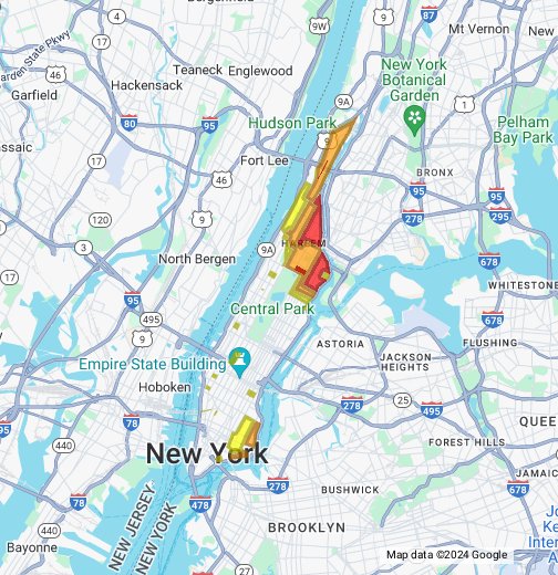 Manhattan Safety Map Google My Maps
