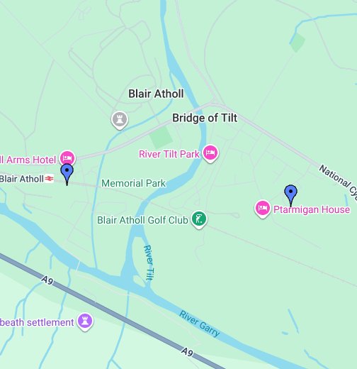 Blair Atholl Google My Maps