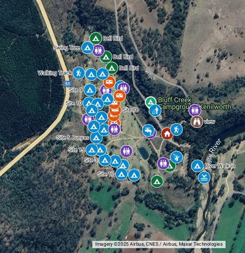 Bluff Creek Campground Google My Maps