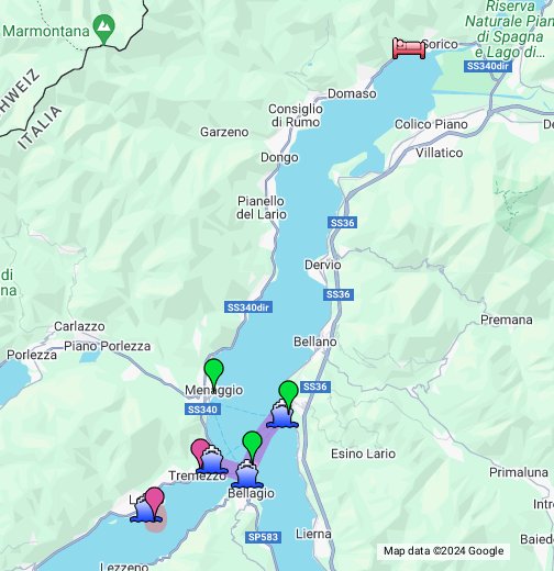 Lake Como Italy Google My Maps
