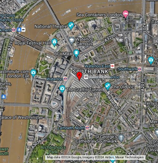 Map waterloo london 