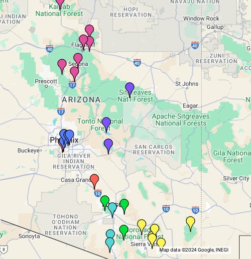 Arizona - Google My Maps