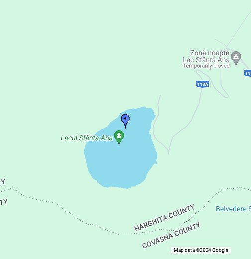 Lacul Sfanta Ana – Google My Maps