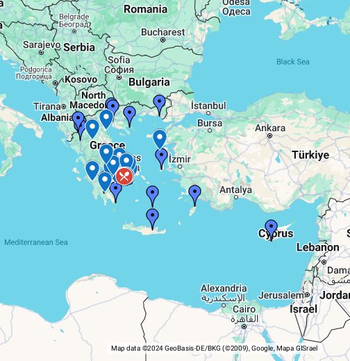 Yunanistan - Google My Maps