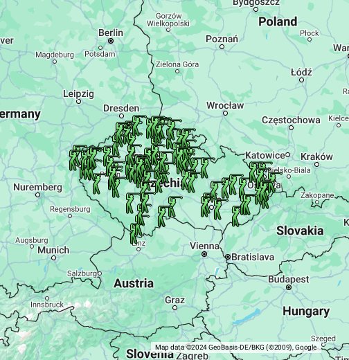 mapa golfových hřišť v čr Golf hřiště v ČR – Moje mapy Google mapa golfových hřišť v čr