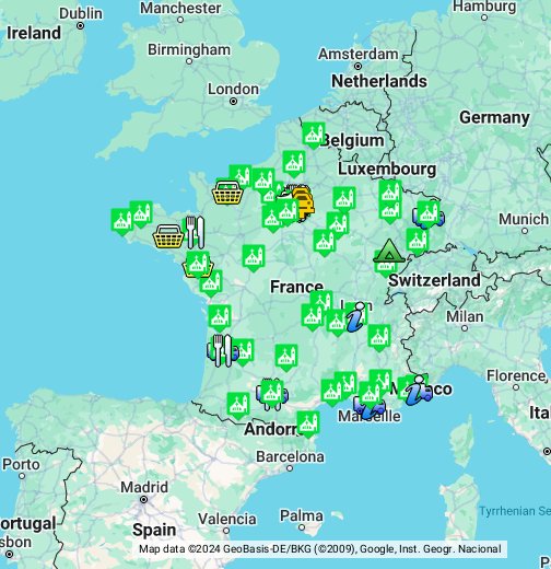 Localuri Romanesti in Franta – Google My Maps