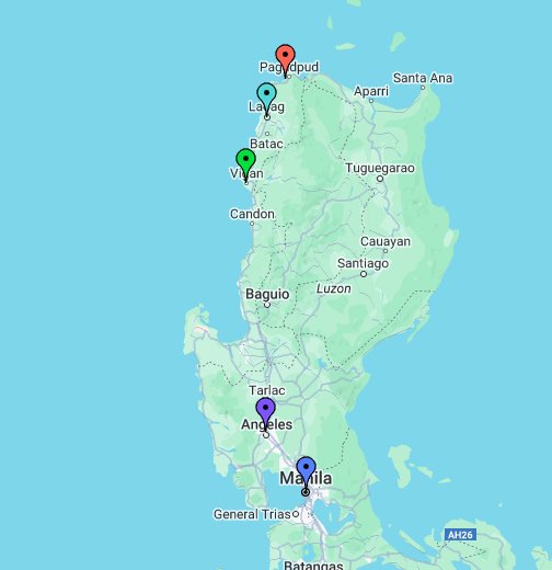 Map of Pagudpud and Ilocos - Google My Maps