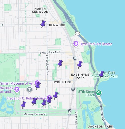 Hyde Park Chicago Map Best Of Hyde Park - Google My Maps