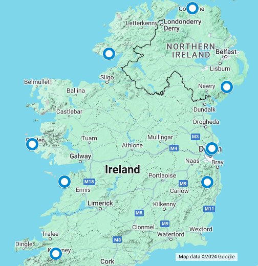 Ireland photography tours - Google My Maps