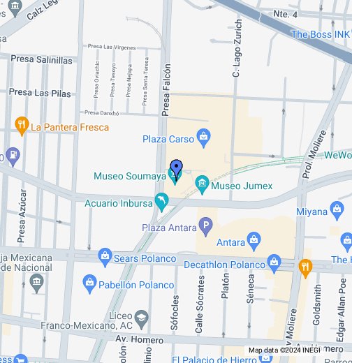 Museo Soumaya - Google My Maps