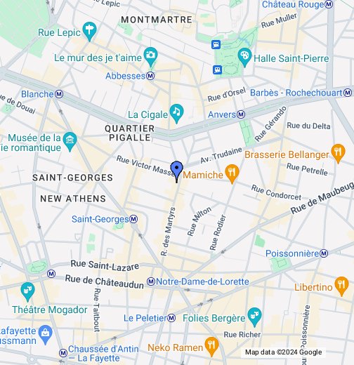 Grand Rue des Martyrs - Google My Maps