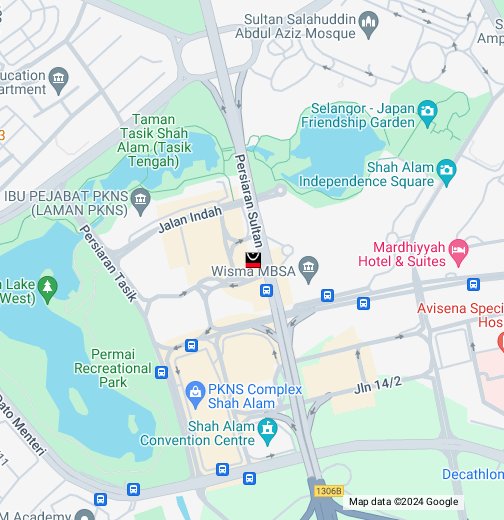 Dataran Shah Alam Google My Maps