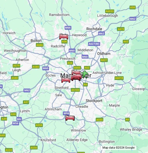 Manchester City Google My Maps