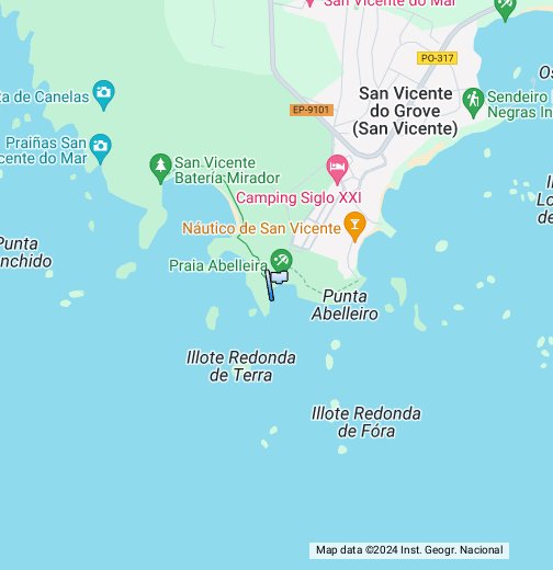 San Vicente Do Mar Google My Maps