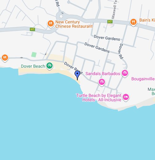 Dover Beach Barbados Map Dover Beach Apartment Barbados - Google My Maps