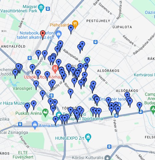 budapest népstadion térkép ITTIVOTT 14. – Google Saját térképek budapest népstadion térkép
