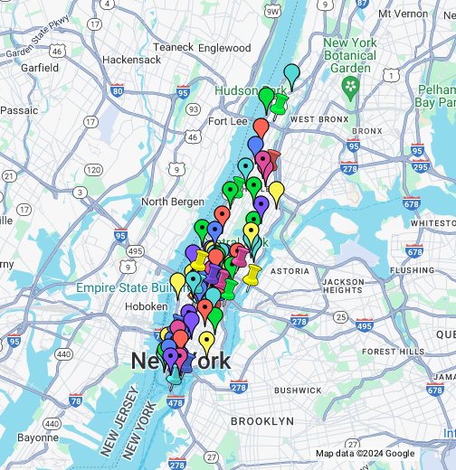 Manhattan New York ZIP CODES - Google My Maps