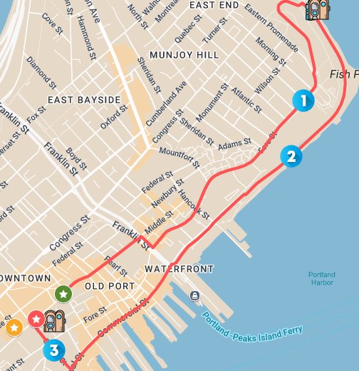 Course Map Old Port 5K Google My Maps