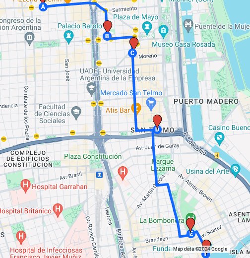 Haz un esfuerzo Burlas Separación Noche de los Museos BA - Google My Maps