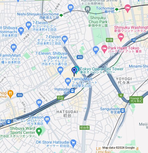 東京オペラシティ - Google マイマップ