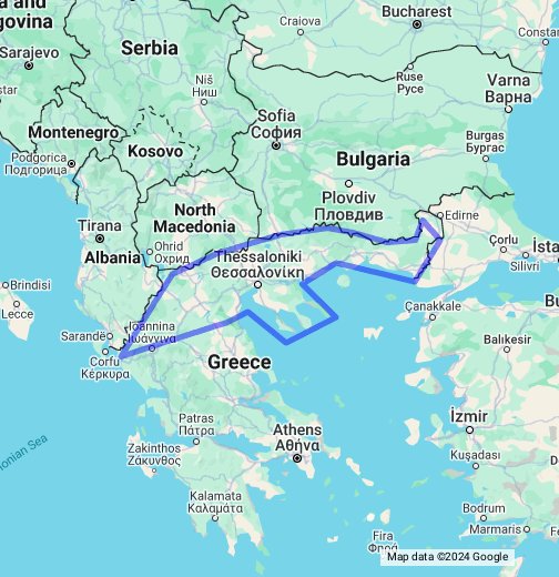 North Greece - Google My Maps