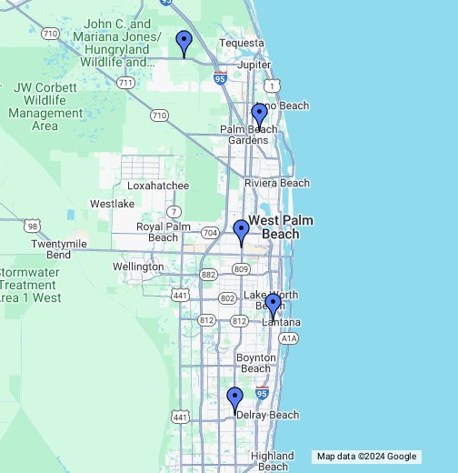 Palm Beach County Dmv Google My Maps