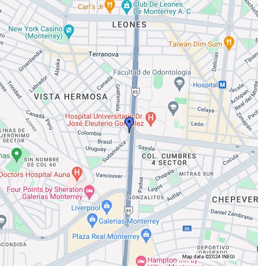  Dra. Victoria Cristina Ramos Dávila - Google My Maps