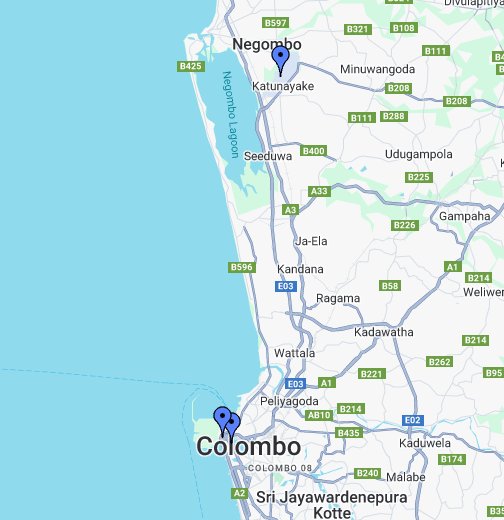 Sri Lanka Google My Maps
